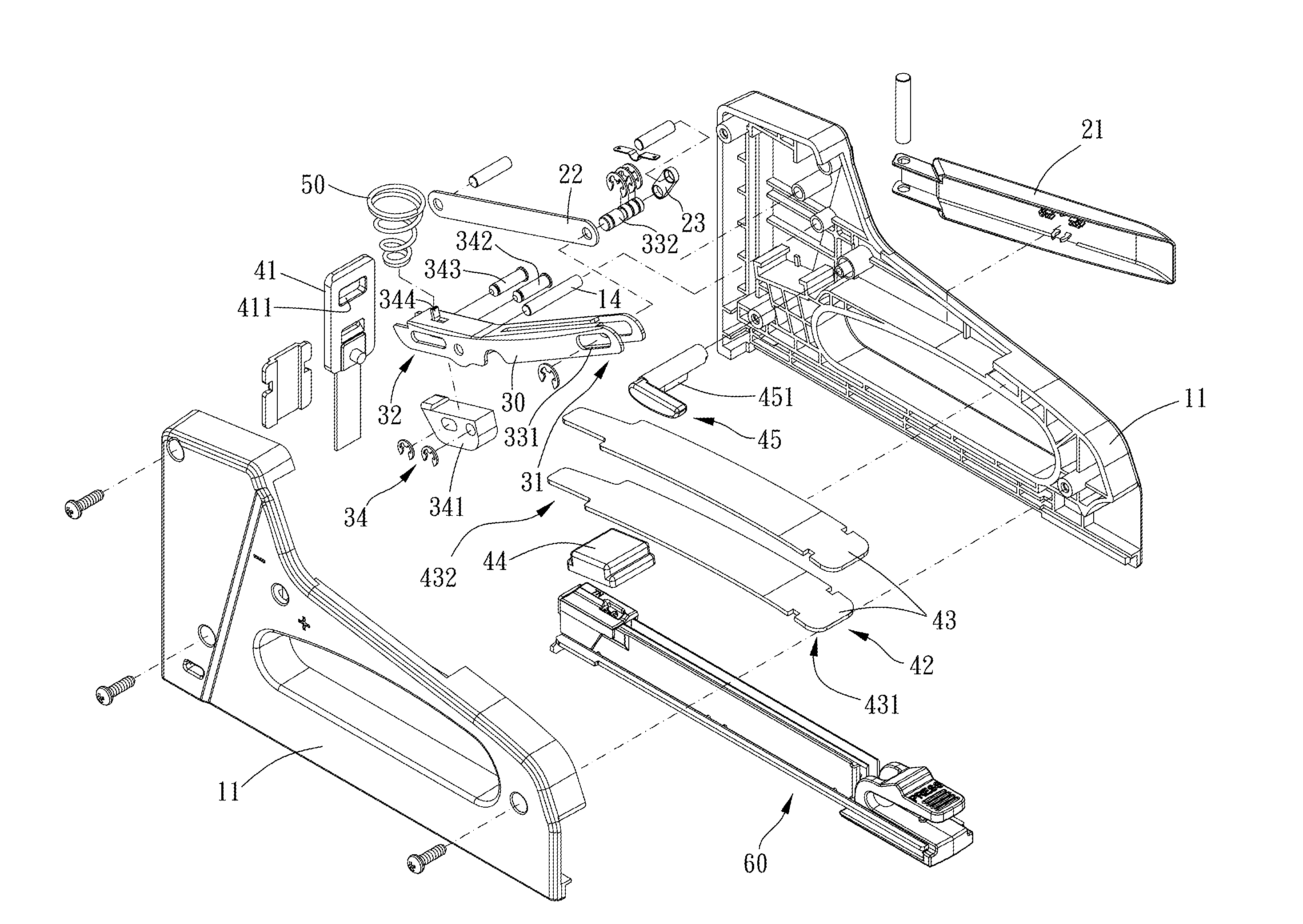 Nail machine with effort-saving mechanism