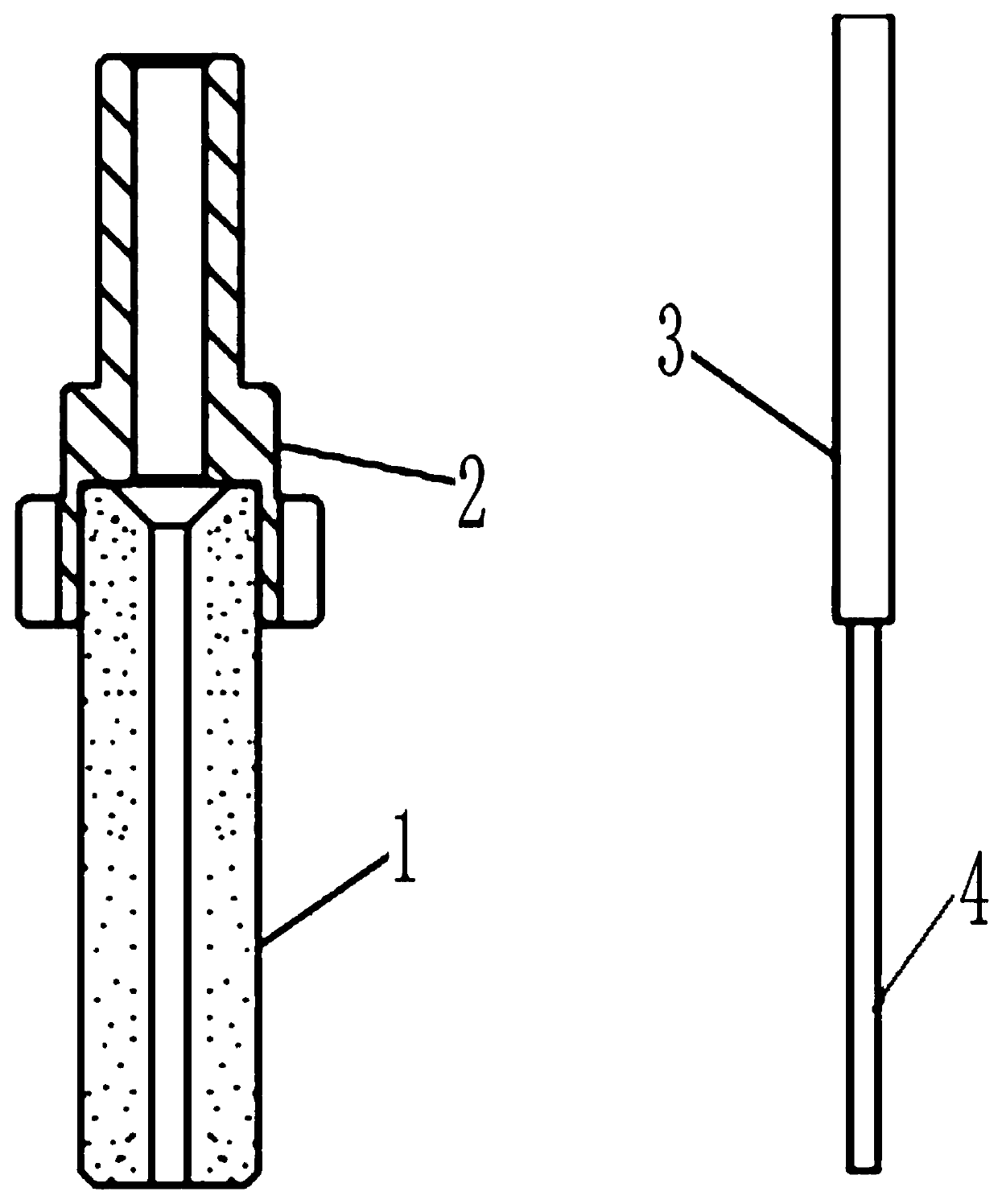 Coupling fiber manufacturing method and assembly clamp
