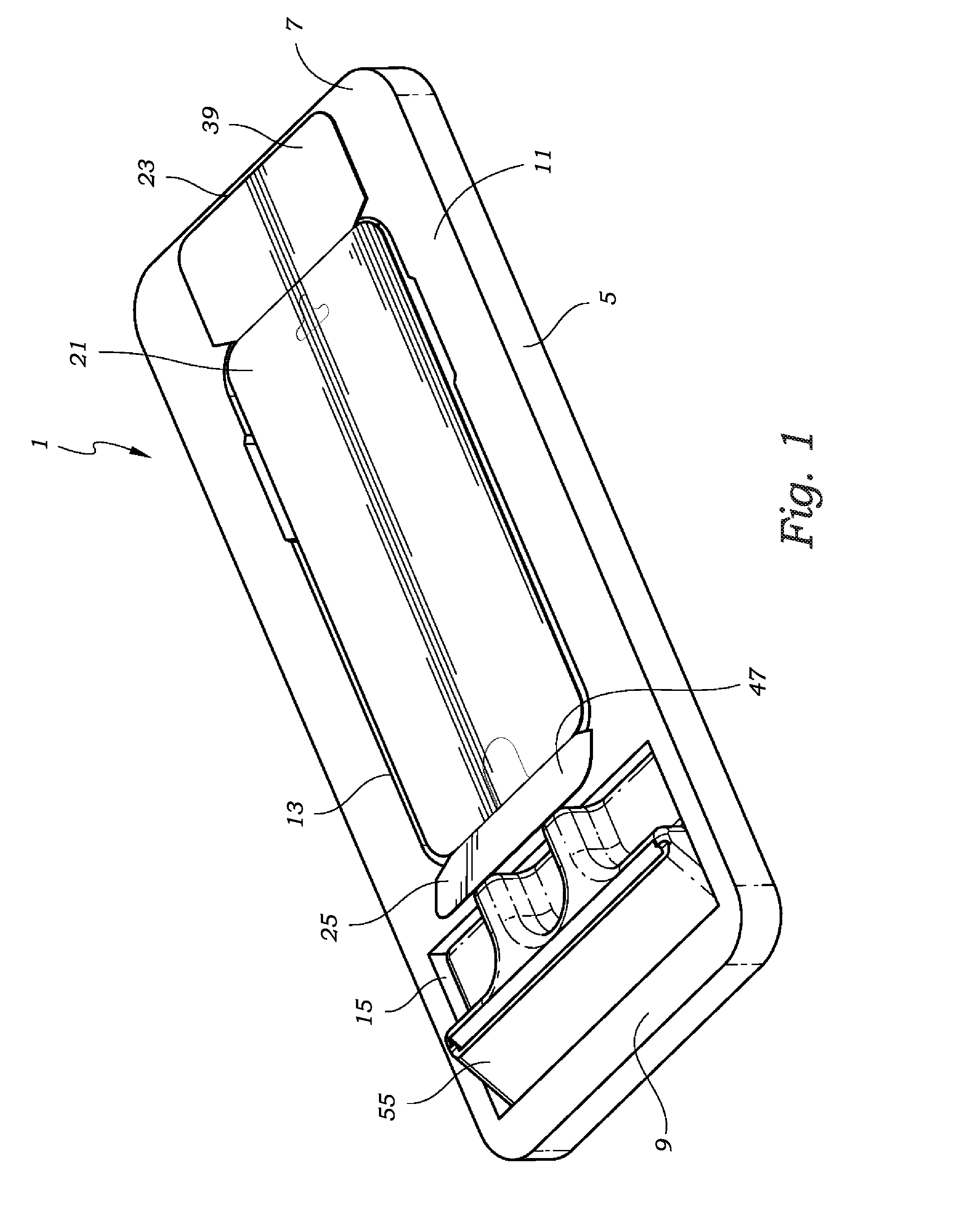 Applicator for applying protective coverings to electronic device displays