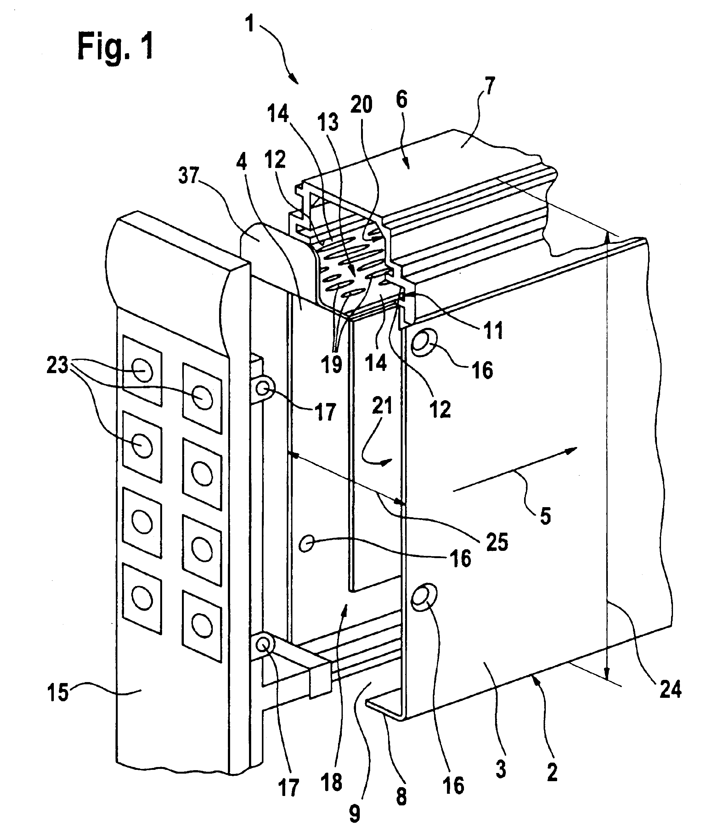 Insert module with permeable separation unit adapted for cooling requirement