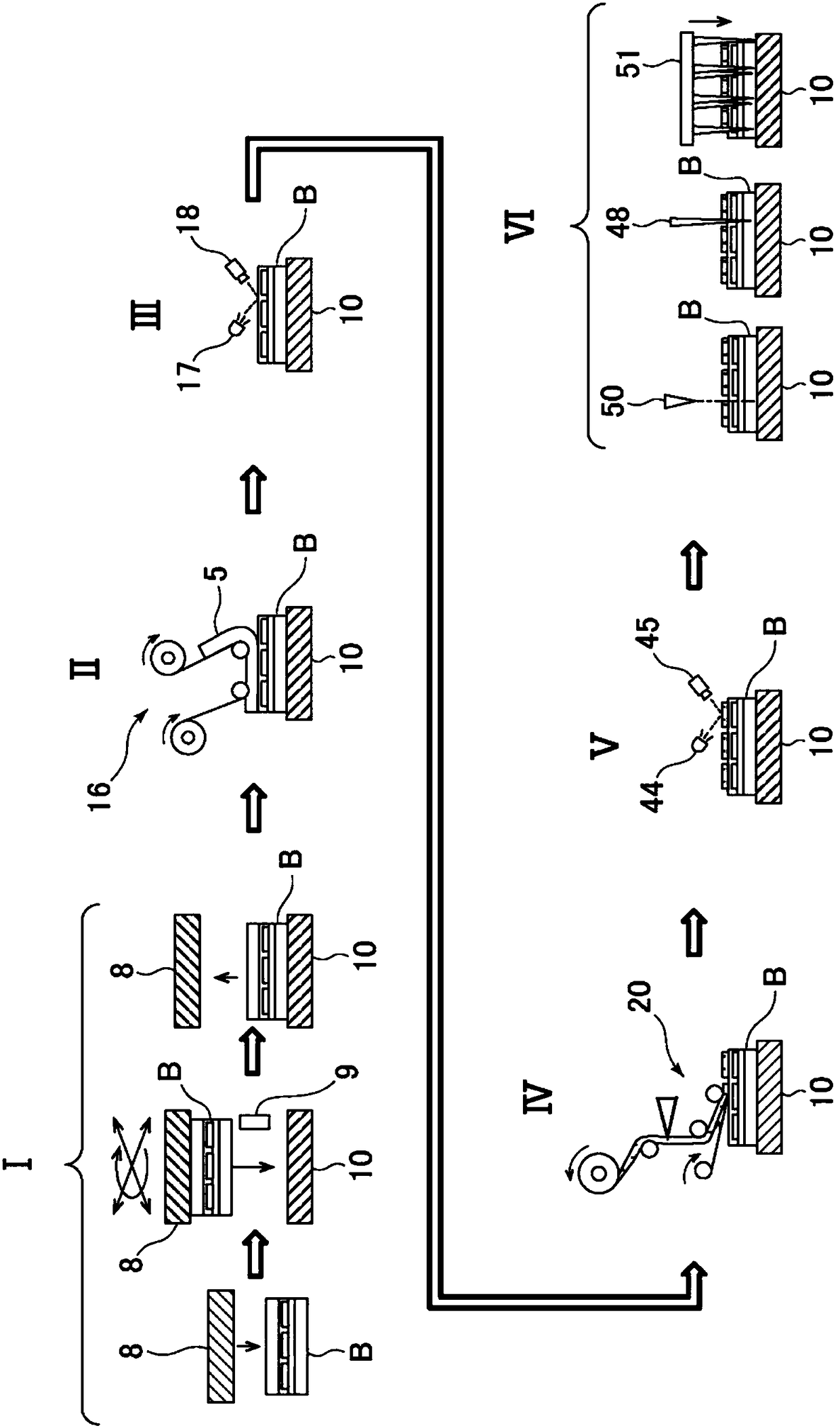 Method for attaching optical film sheet to optical display unit