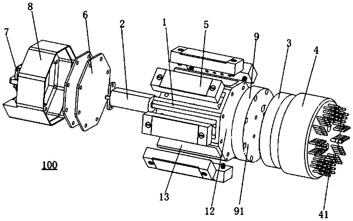 Rotary sliding disc type pressure electronic scanning valve