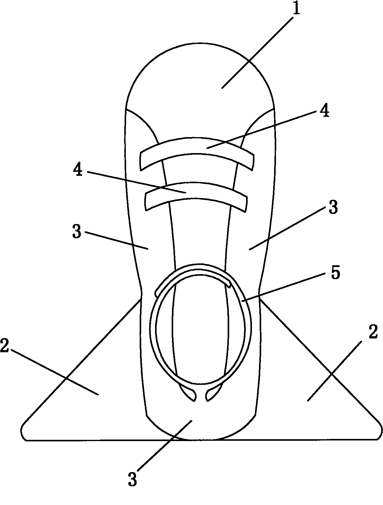 Improvement of ant-rotating shoes