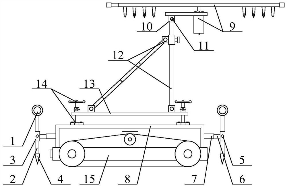 A portable agricultural irrigation equipment