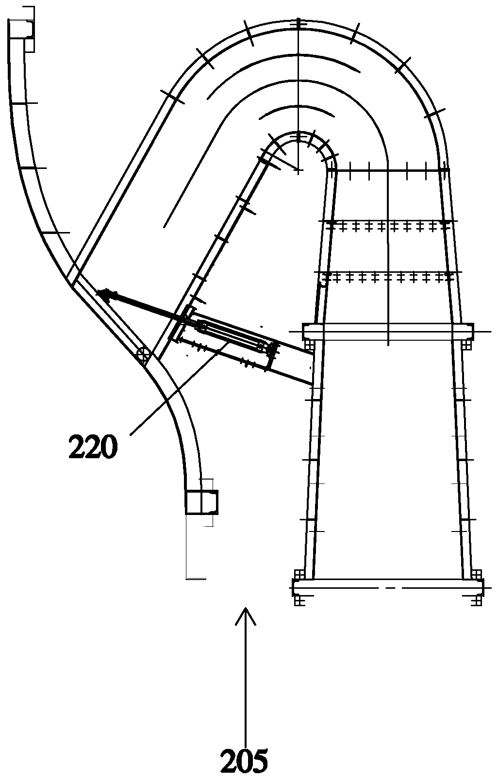 Dual-test-section straight-flow gust wind tunnel with bypasses