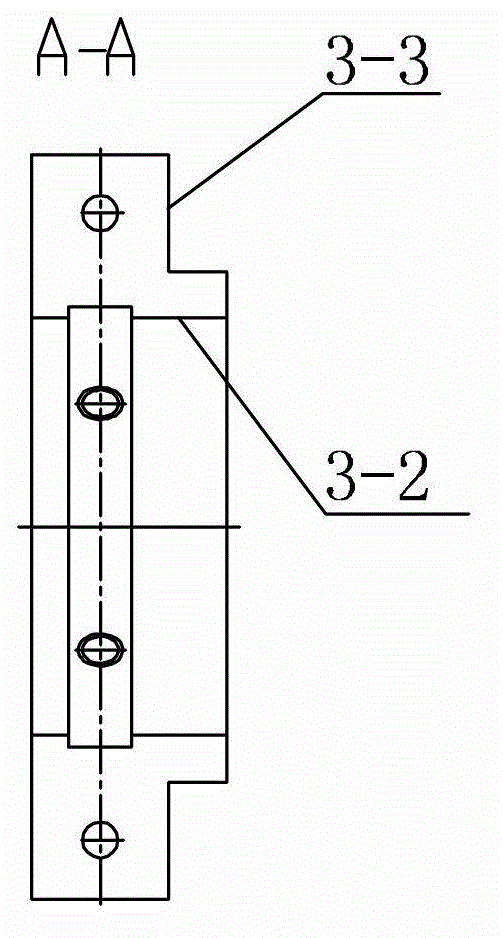 Clamp for flattening and processing high-speed power turbine support ring sleeve for gas turbine