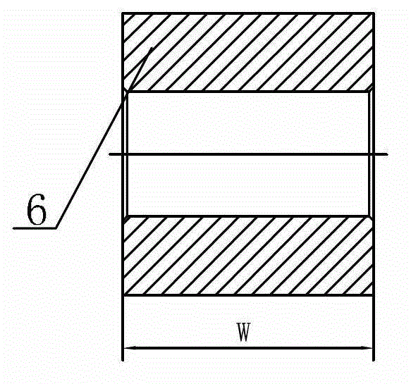 Clamp for flattening and processing high-speed power turbine support ring sleeve for gas turbine