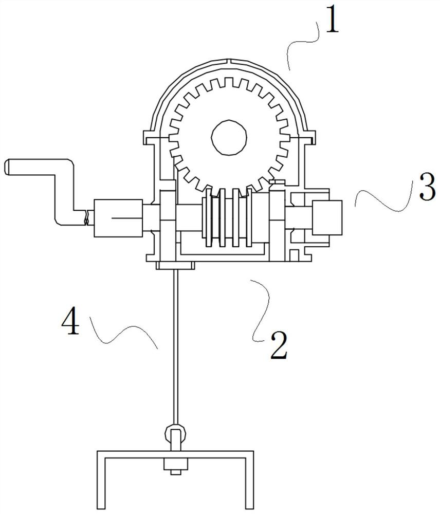 Shell seat assembly type automobile spare tire lifter