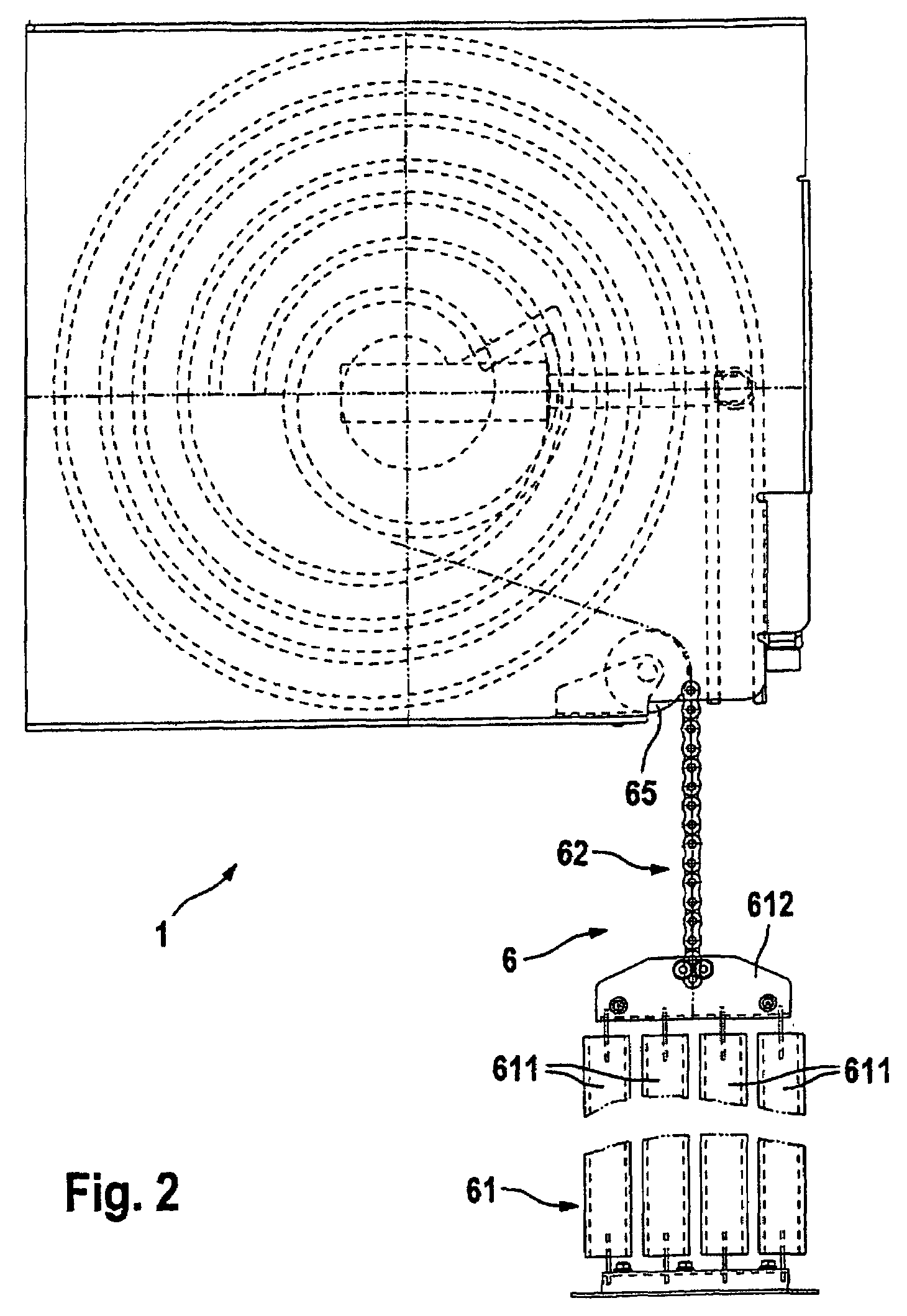 Weight compensation device for a lifting door