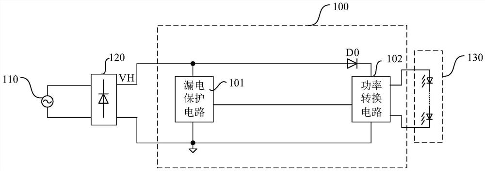 LED driving circuit and control method thereof, and LED driving device