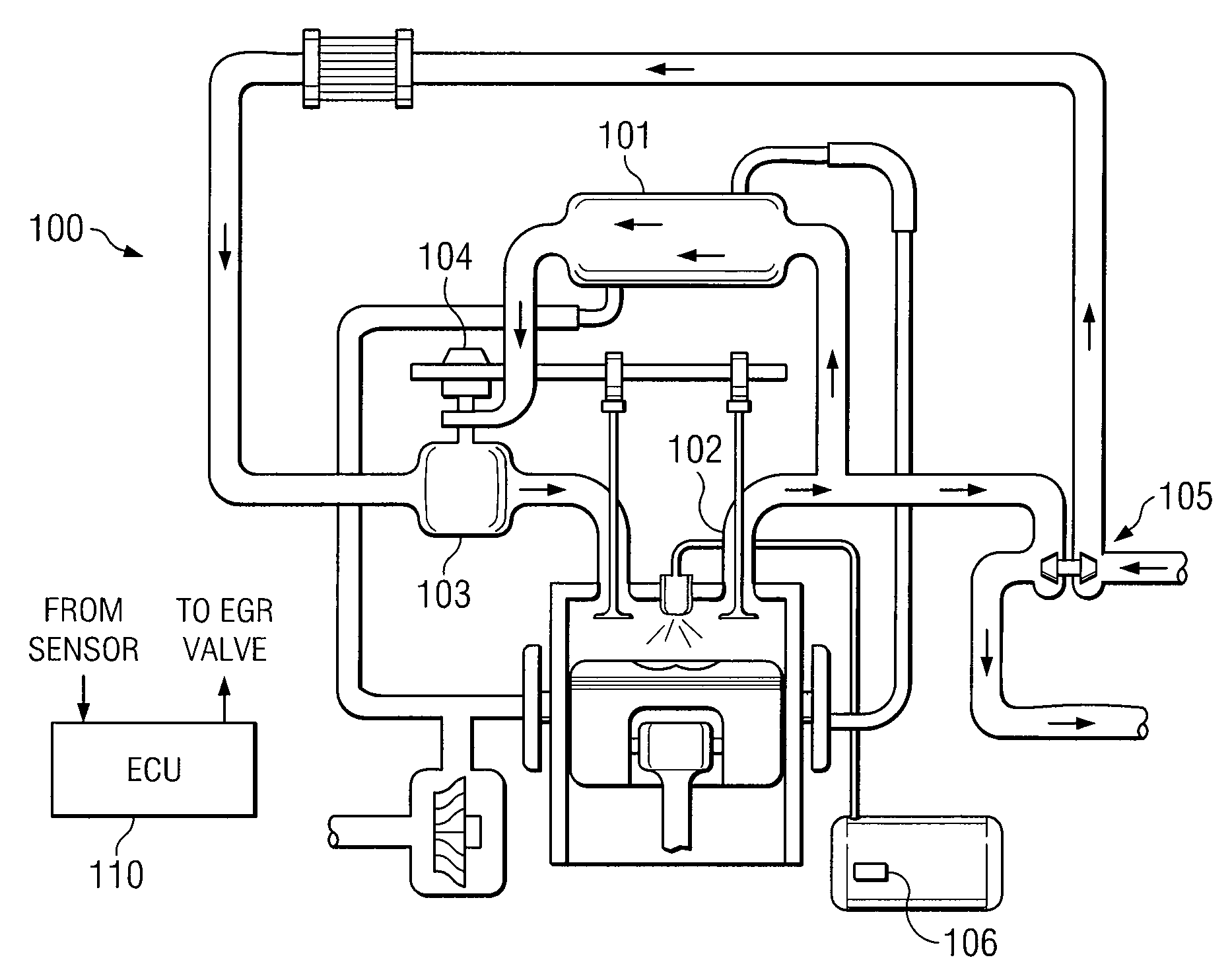 Flexible fuel engines with exhaust gas recirculation for improved engine efficiency