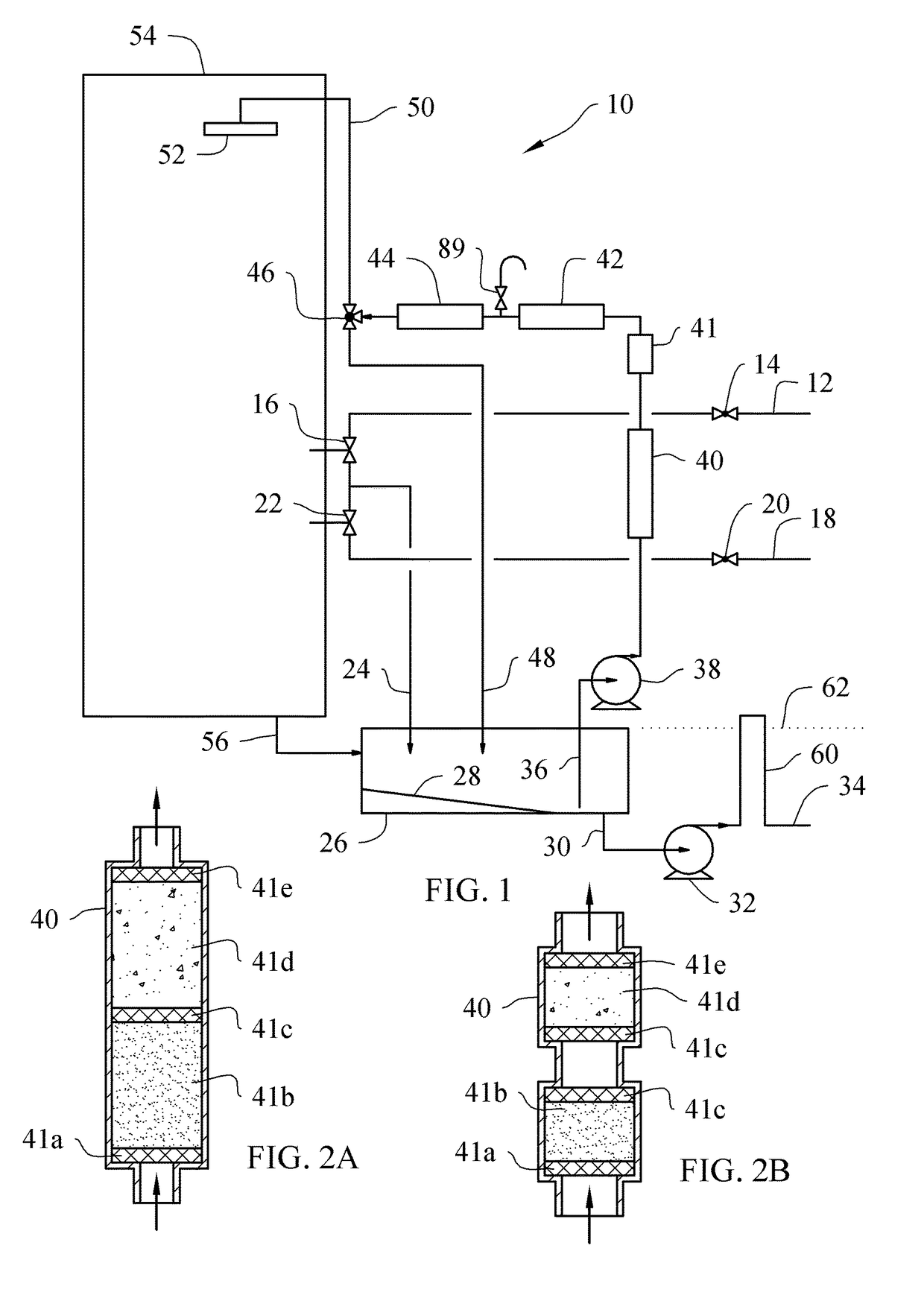 Water recycling system and method
