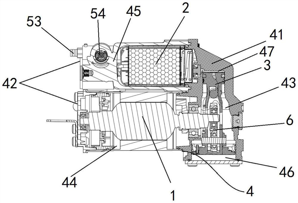 Reciprocating piston type compressor