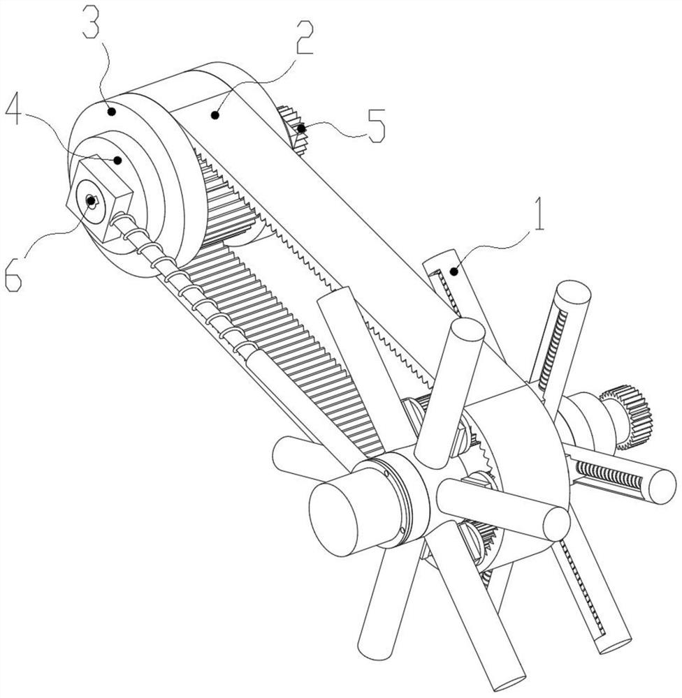 Speed change mechanism capable of realizing large-range regulation and control and used for machining