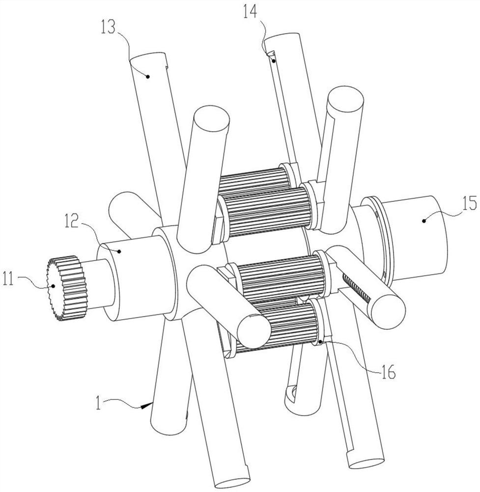 Speed change mechanism capable of realizing large-range regulation and control and used for machining