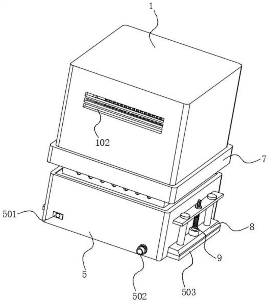 New energy automobile battery waterproof heat dissipation device and using method