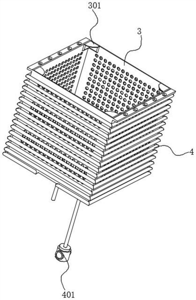 New energy automobile battery waterproof heat dissipation device and using method