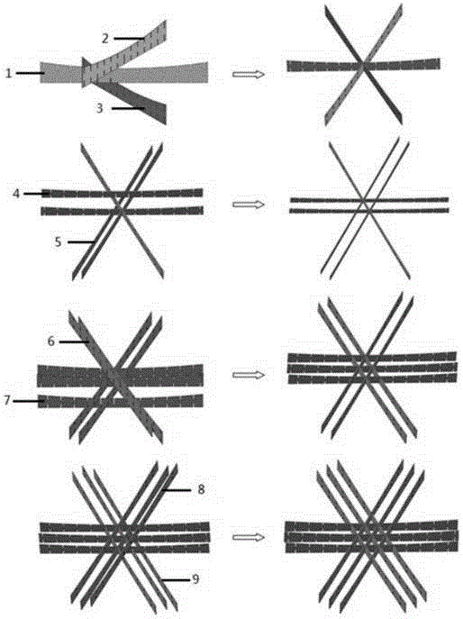 Carbon fiber honeycomb frame and insertion connecting technology for manufacturing carbon fiber honeycomb