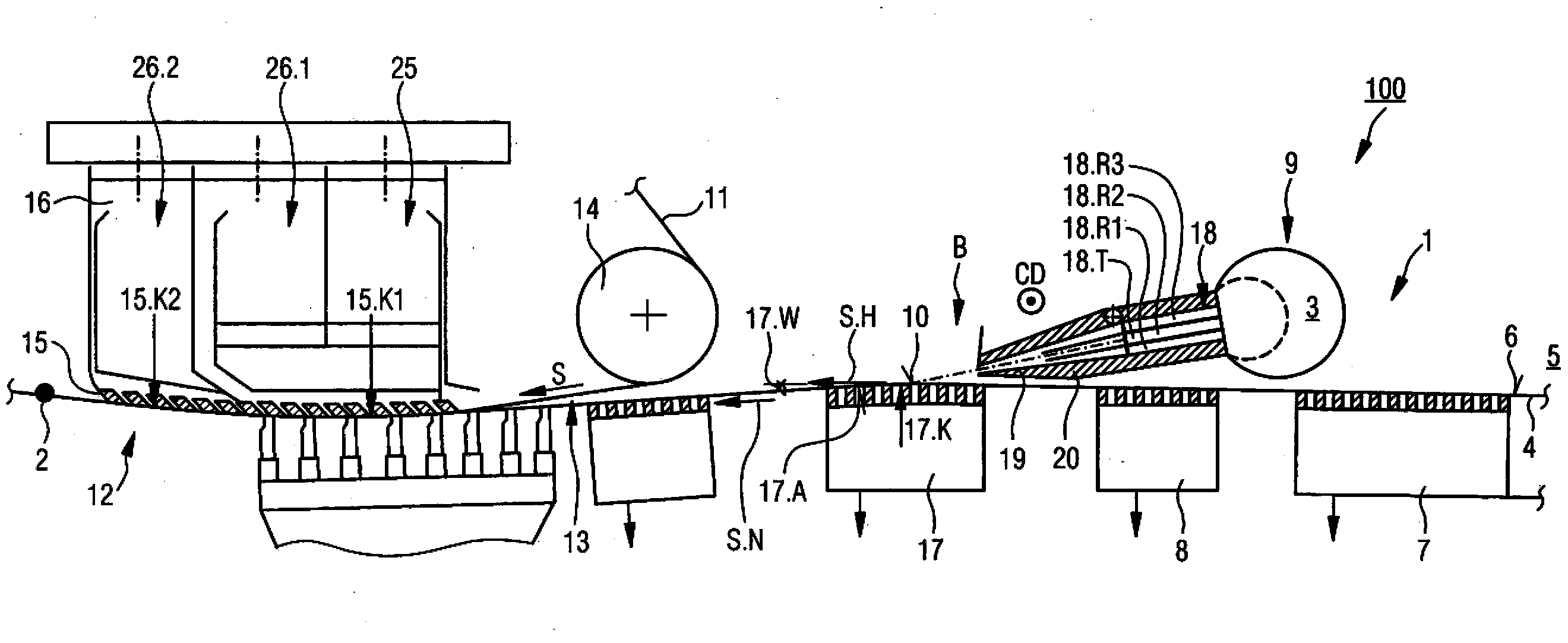 Sheet-forming device