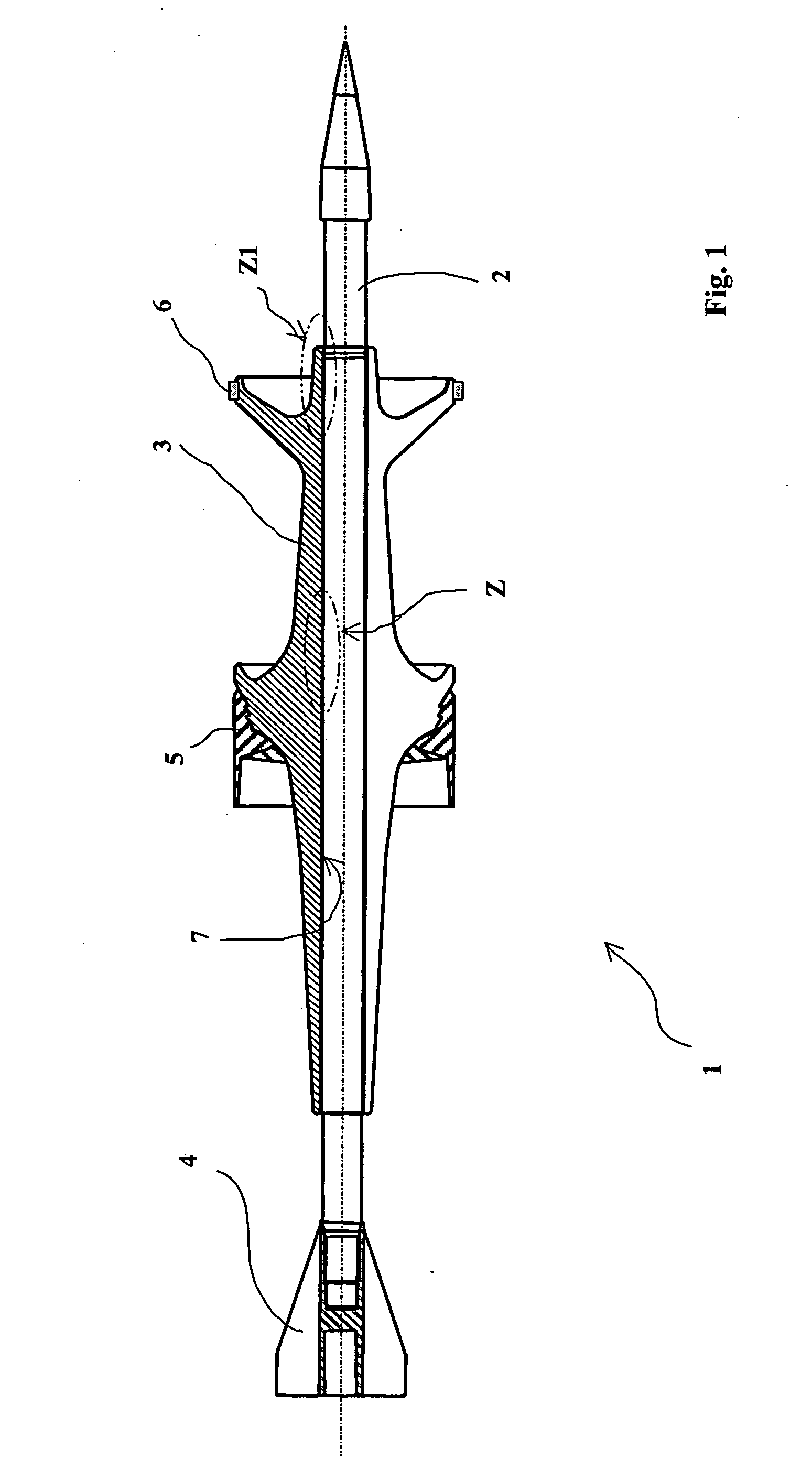 Sub-caliber projectile, penetrator and sabot enabling such a projectile