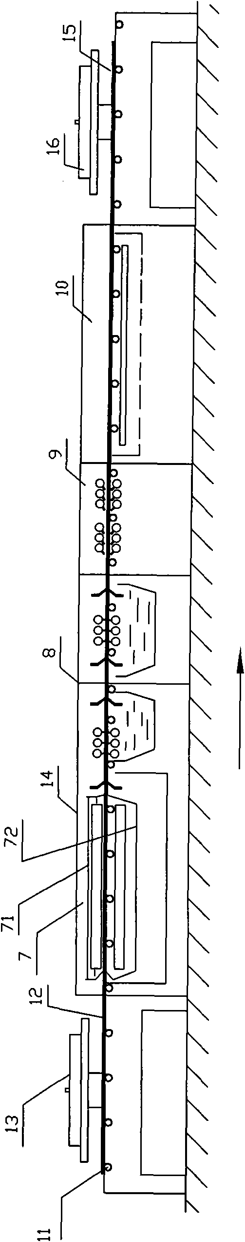 Automatic cleaning method and device for aluminium alloy composite boards