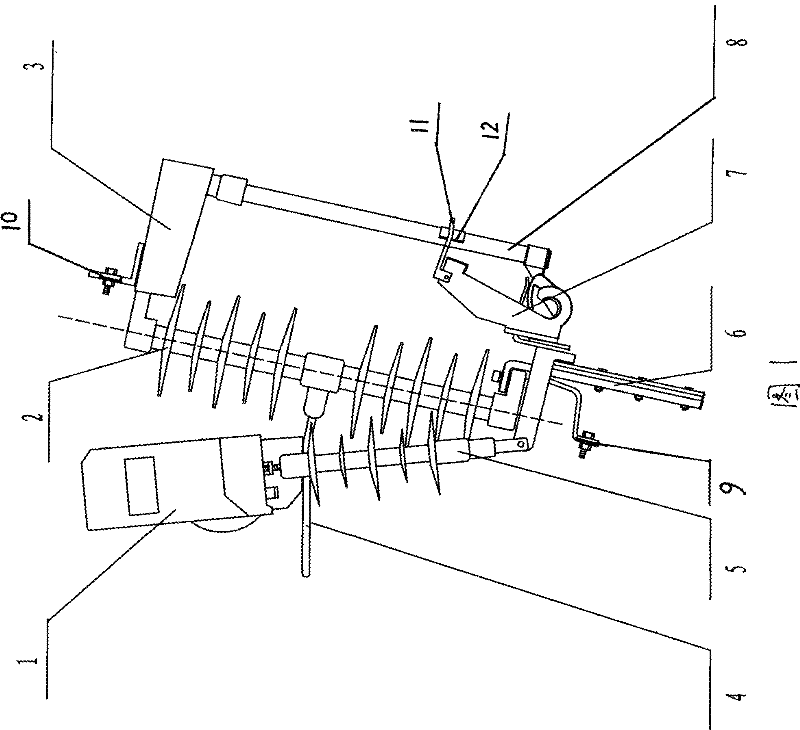 A remote-controlled straight-line dropout fuse with lock