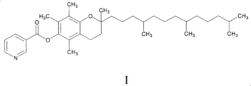 Application of vitamin B3-vitamin E ester in tobacco product and tobacco product