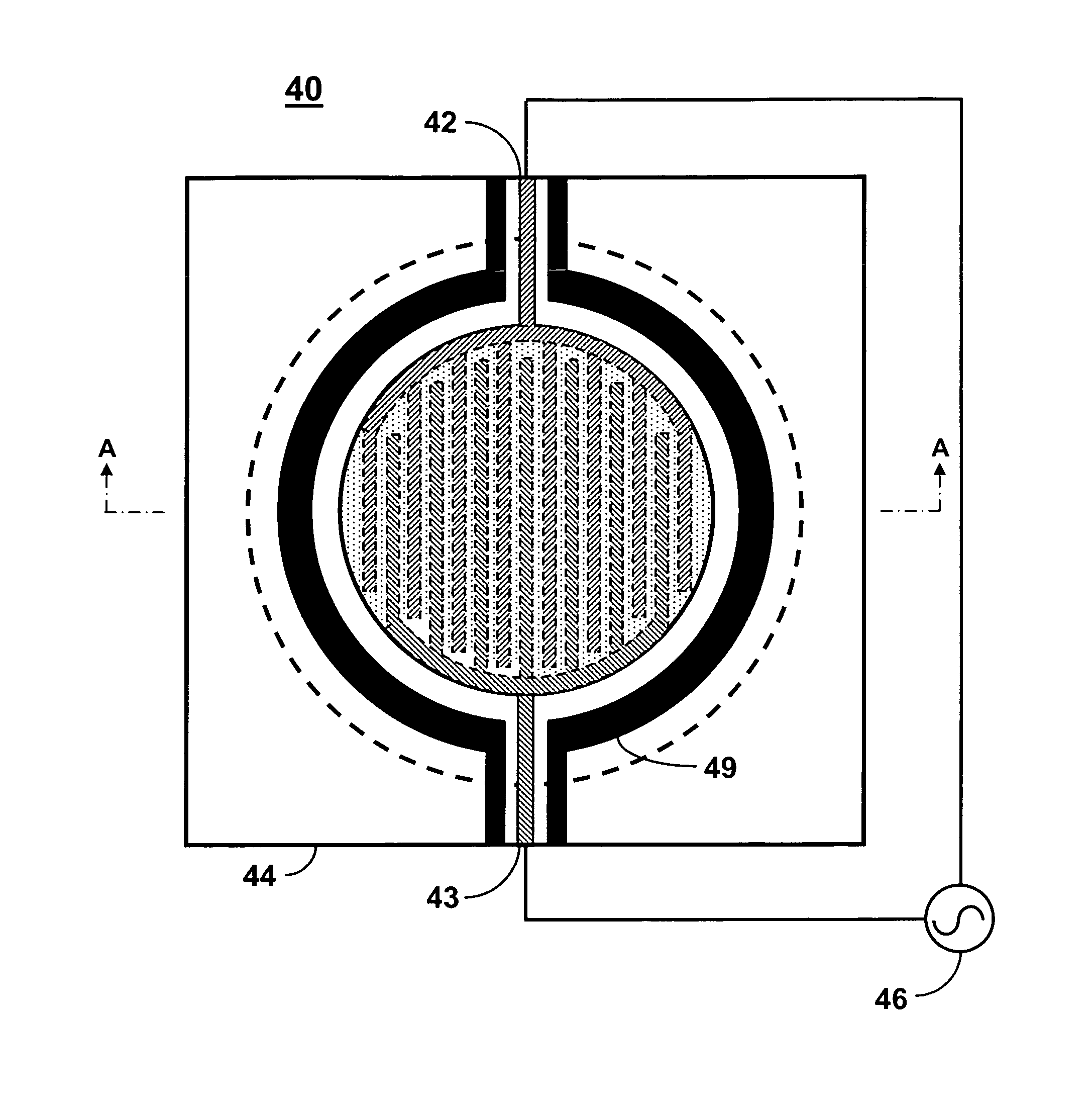 Capacitive chemical sensor