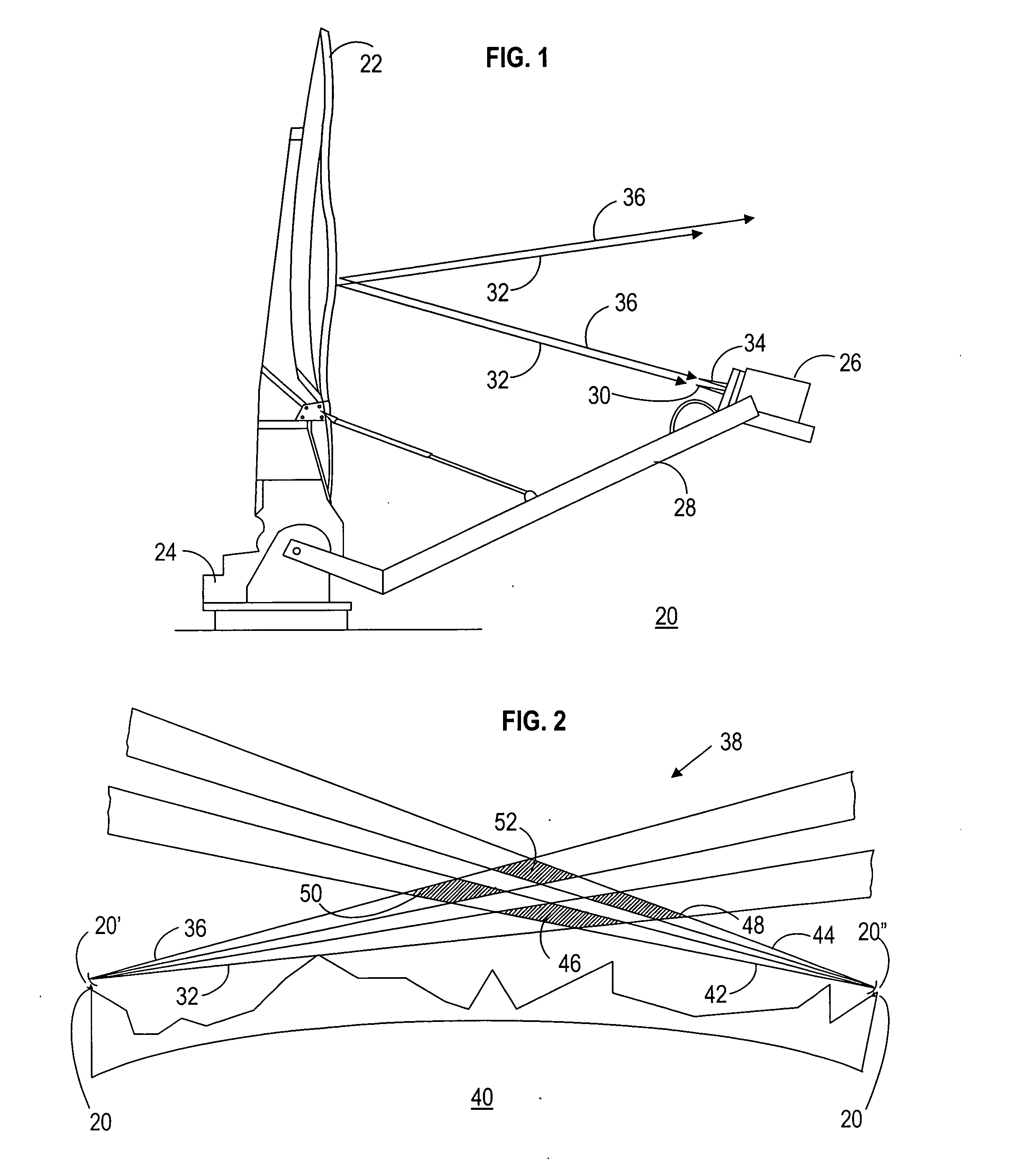 Angular diversity antenna system and feed assembly for same