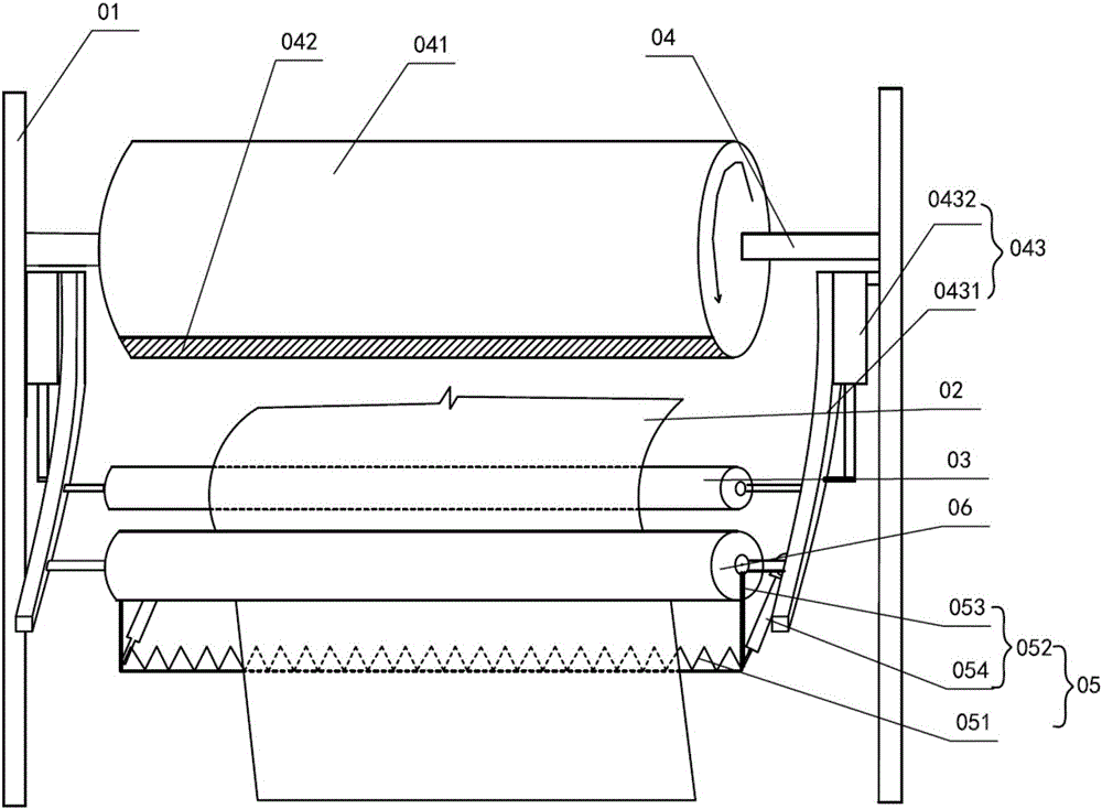 Laser film laminator reloading device and control method thereof