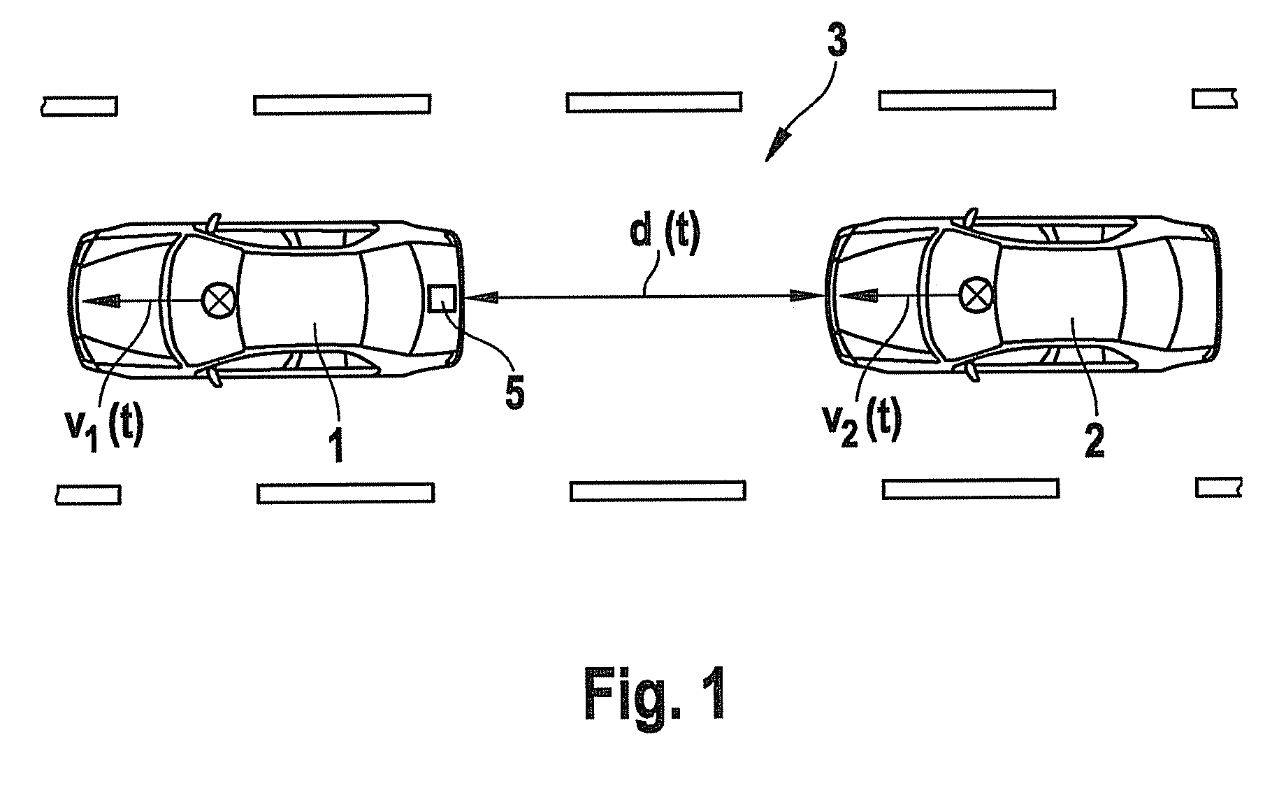 Prevention of a rear crash during an automatic braking intervention by a vehicle safety system