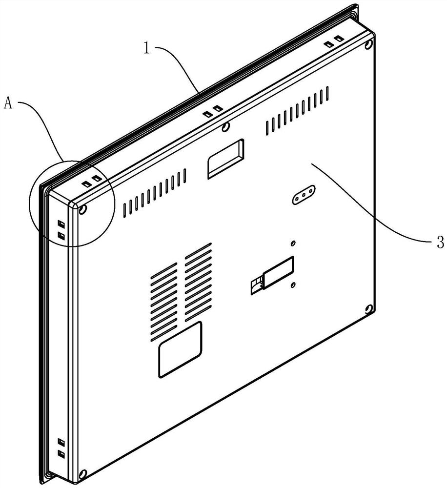 LED display screen module and preparation method thereof