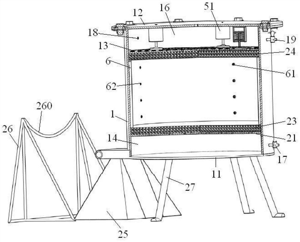 Multi-working condition earth pressure balance shield muck workability test simulation test system