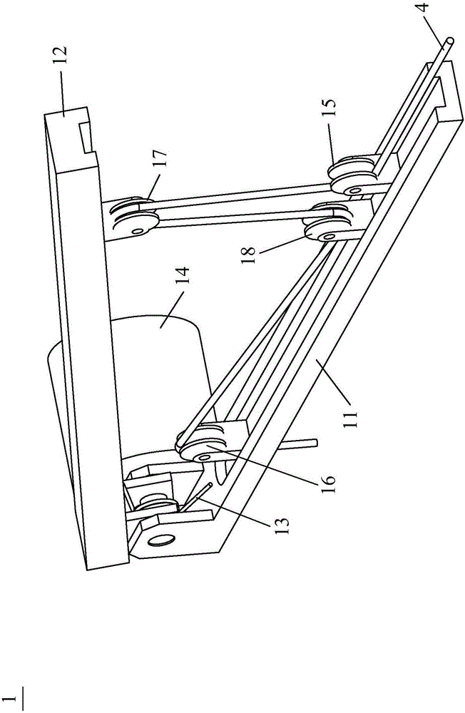 Novel cable retracting and releasing device