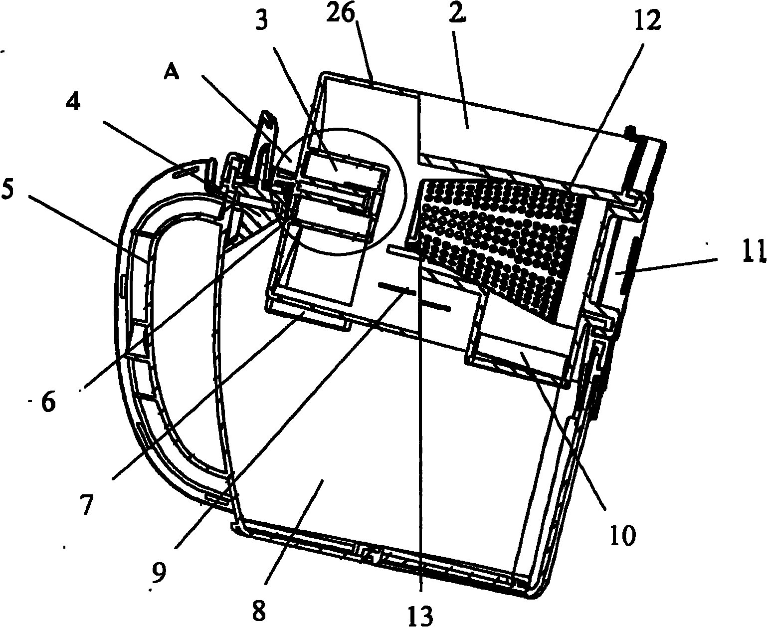Cyclone dust collector of vacuum cleaner