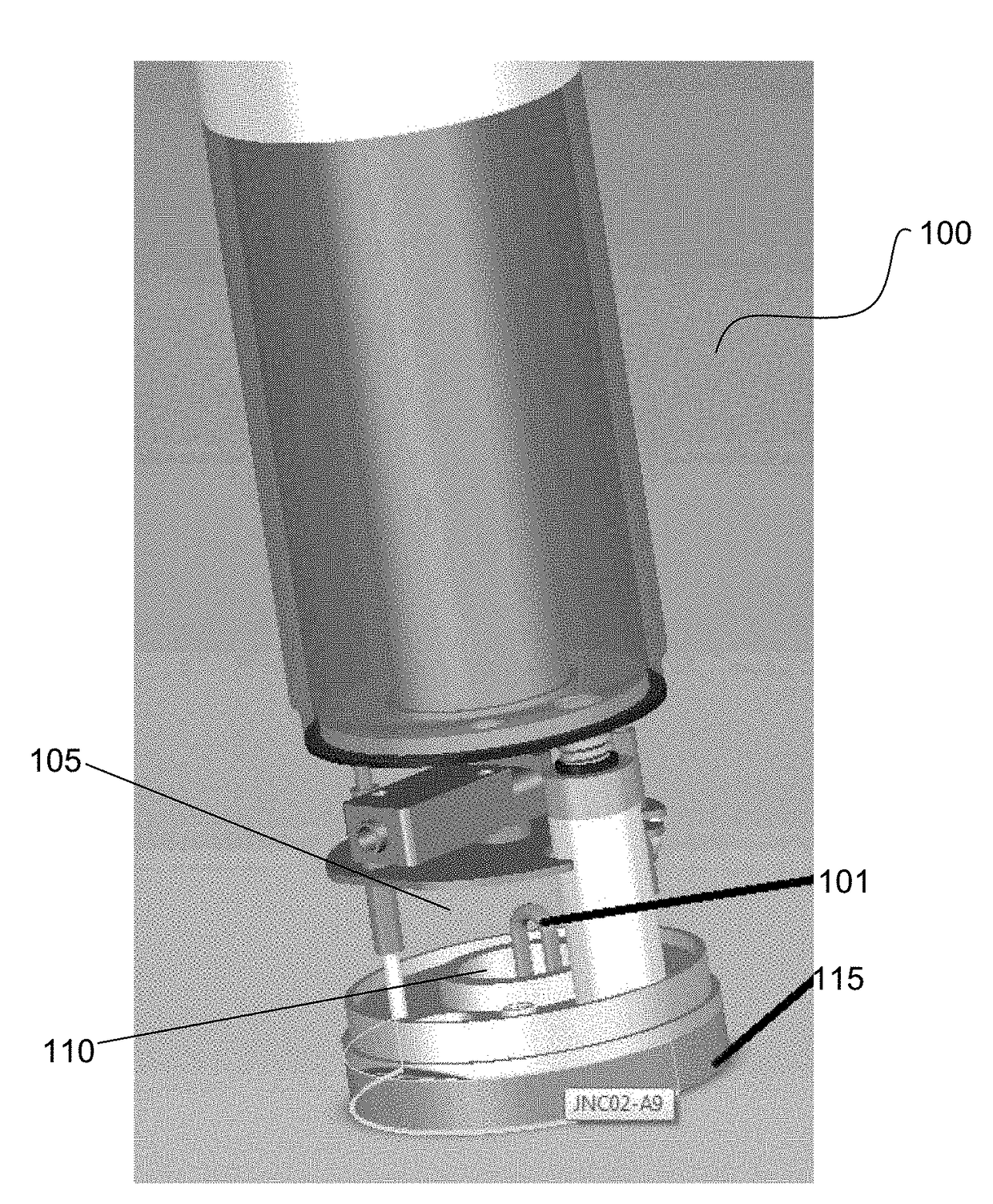Inhalation device with heating, stirring and leak preventing components