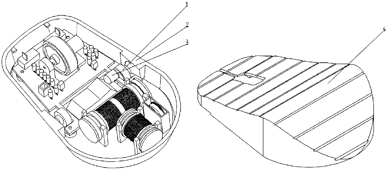 A wireless mouse capable of being cleaned and automatically charged