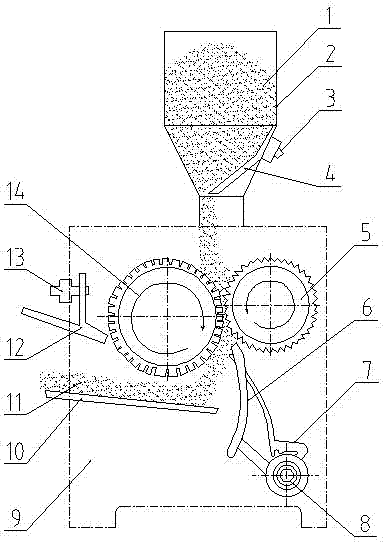 Device and method for puffing fibers in household garbage