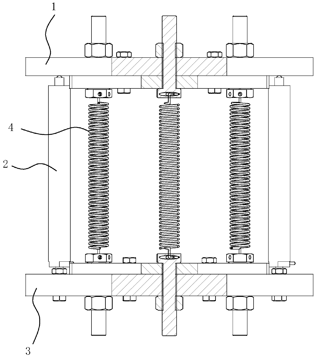 Three-legged platform driven by piezoelectric ceramic actuator and control method thereof