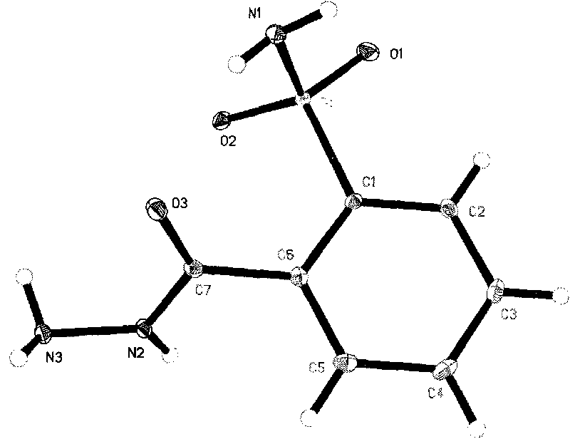 Preparation method of o-aminosulfonyl-benzoyl hydrazine