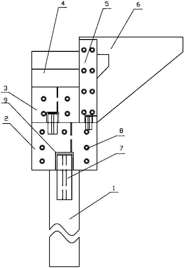 Fully assembled light abutment and construction method thereof