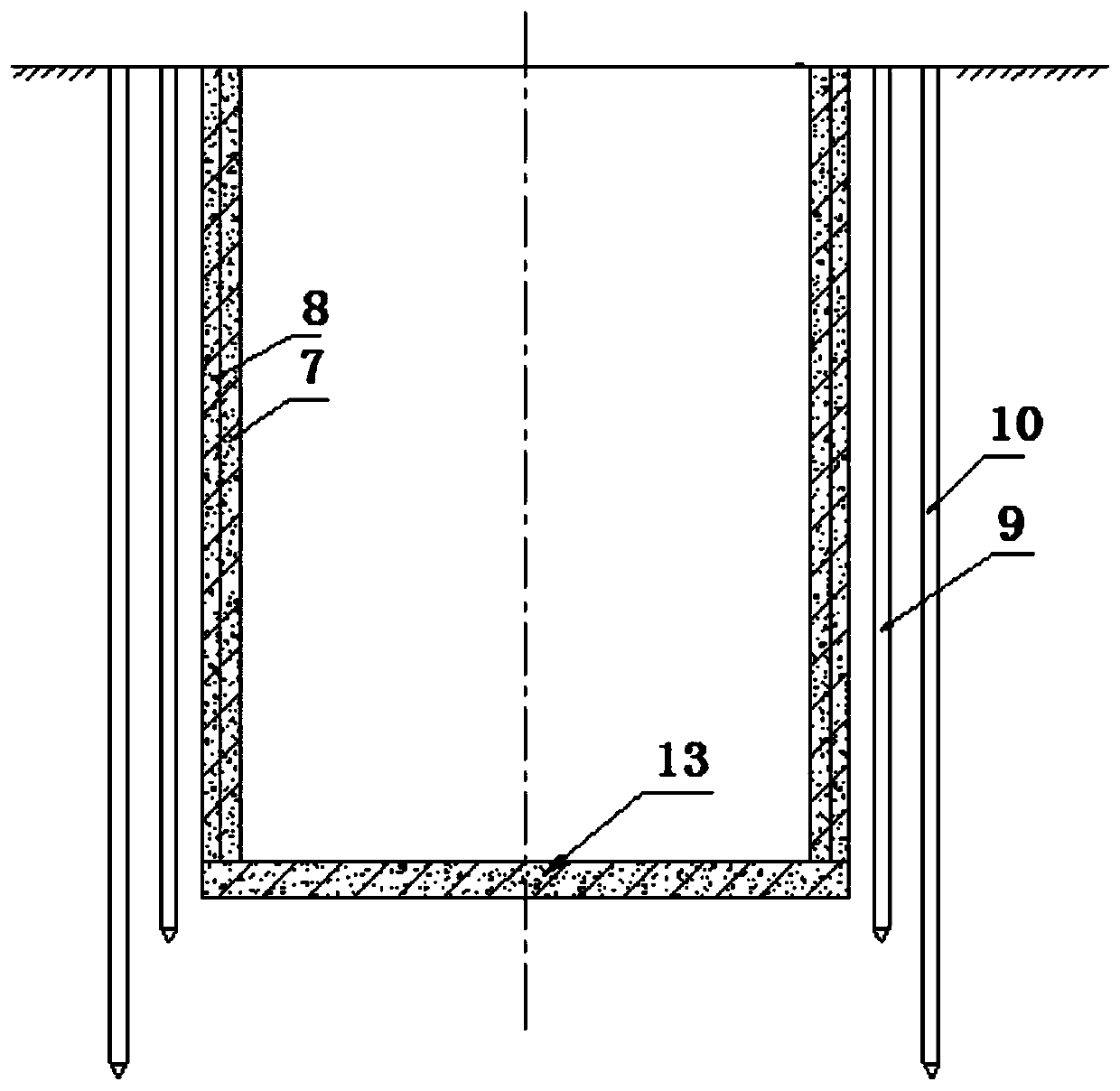 A method for constructing shaft-type underground parking garage by freezing method