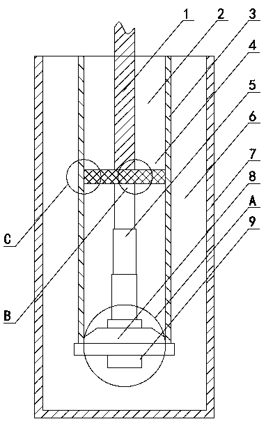 Hydraulic shock absorber for automobile