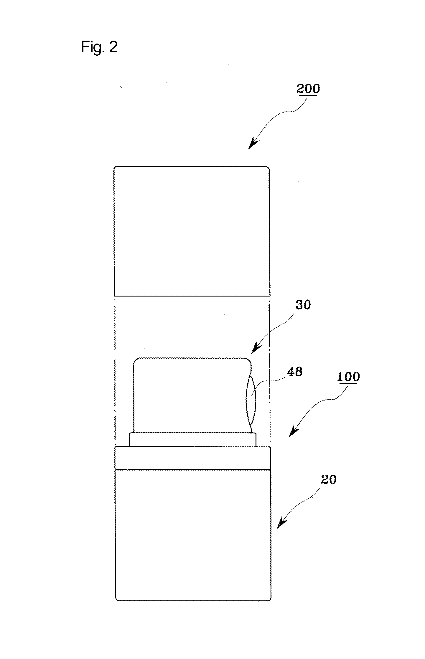 Airless Pump and Cosmetic Container Having the Same