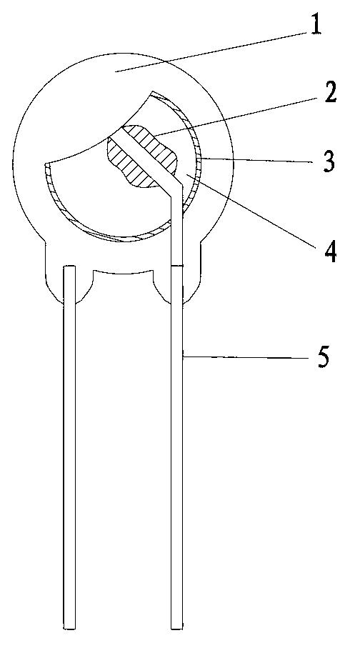 Disk ceramic dielectric capacitor with vacuum sputtered multilayer metal electrode, and preparation method thereof