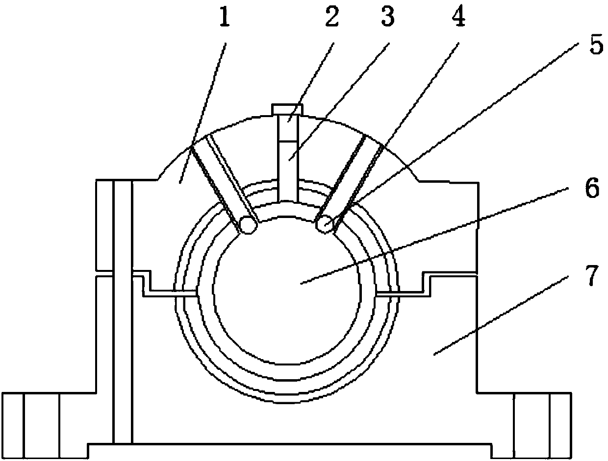 Switching device for bearing seats