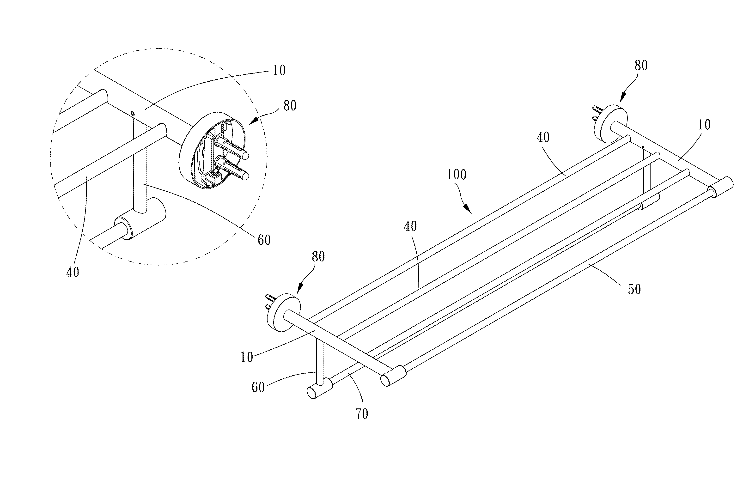 Bathroom shelf assembly and bathroom shelf having the same