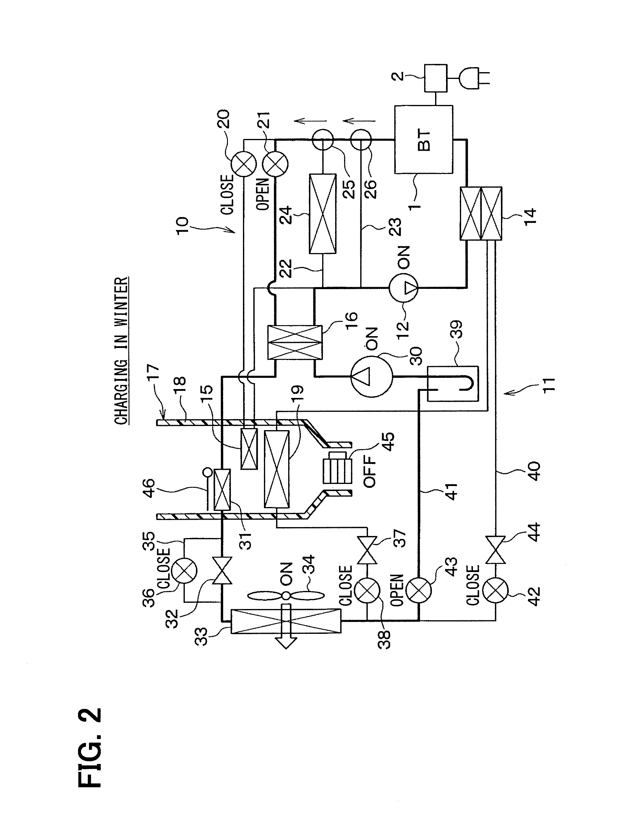 Vehicle temperature control apparatus and in-vehicle thermal system