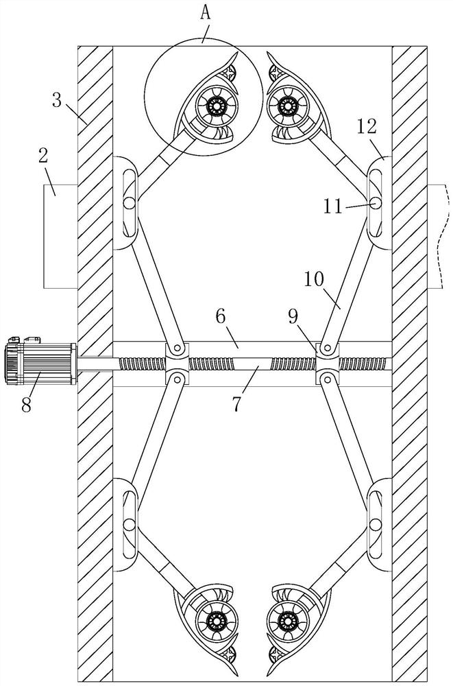 Auxiliary device for embedding steel sheet pile for pipe jacking construction