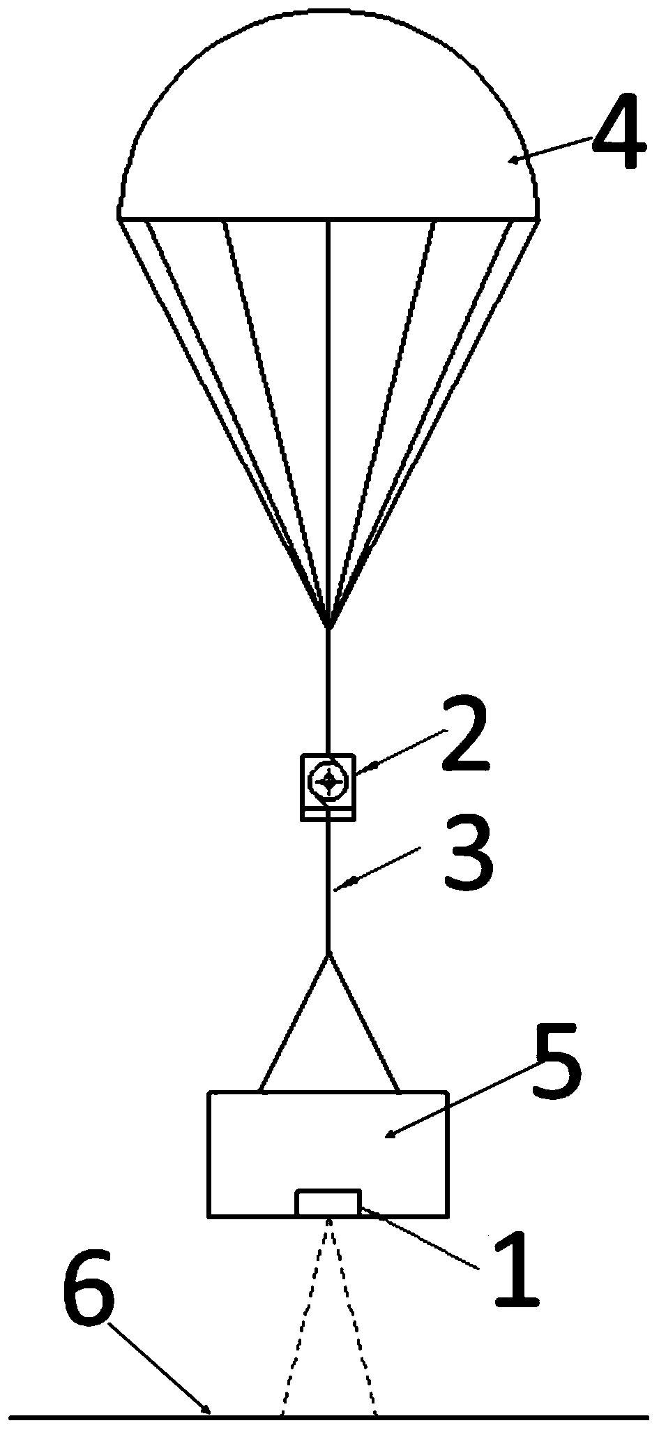 Unmanned aerial vehicle recovery parachute intelligent decelerating system and decelerating method thereof